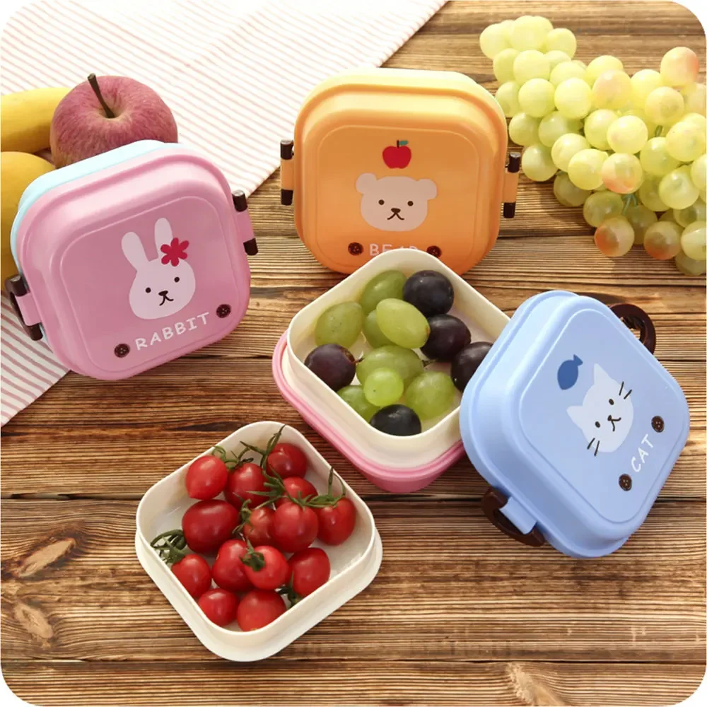 Camping Cooking Box - Kinder Mini Niedliche Cartoon Lebensmittel Aufbewahrungsbox