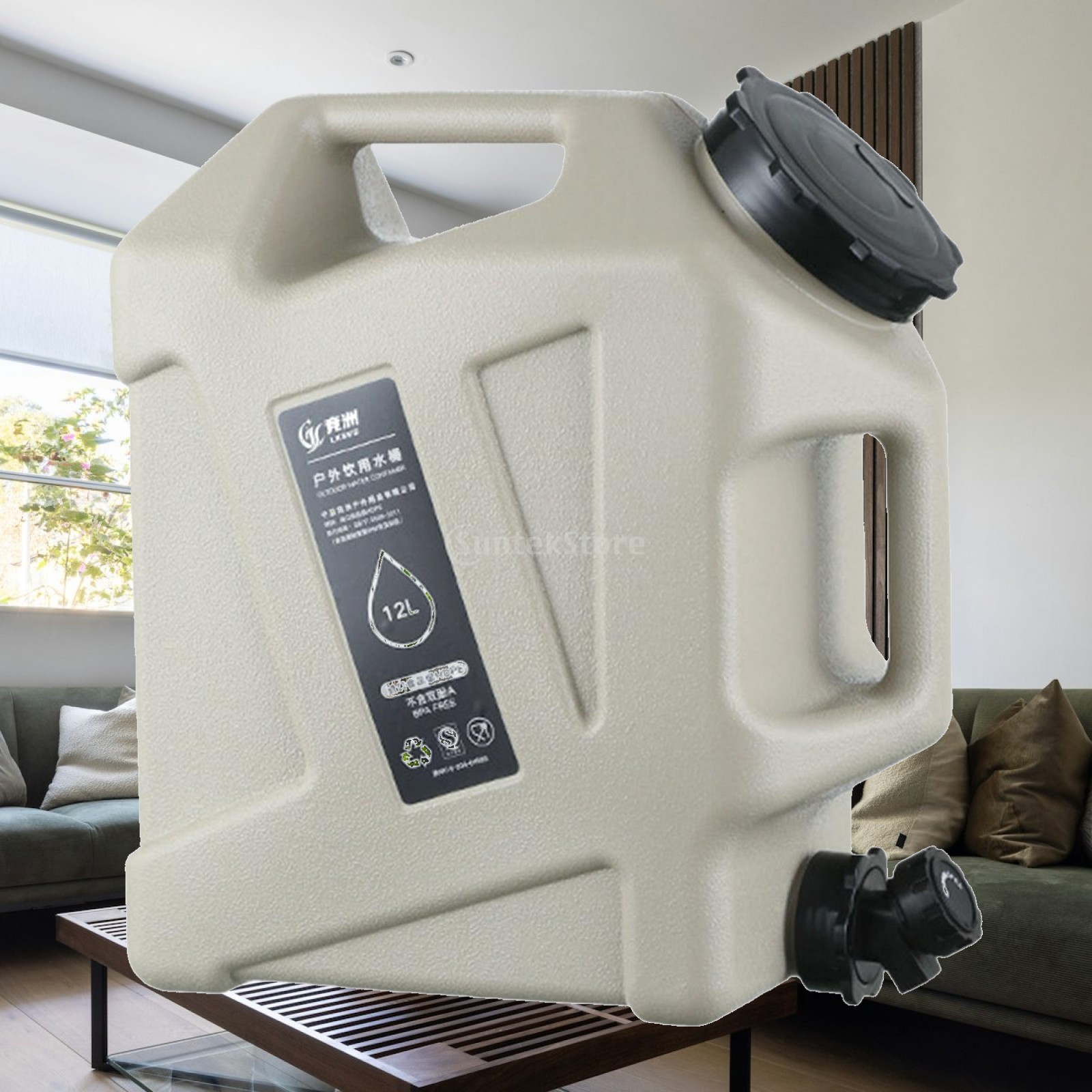 Camping Cooking Materials - Camping-Wasserkanister aus PE-Material, Tragbarer Faltbarer Wasserbehälter