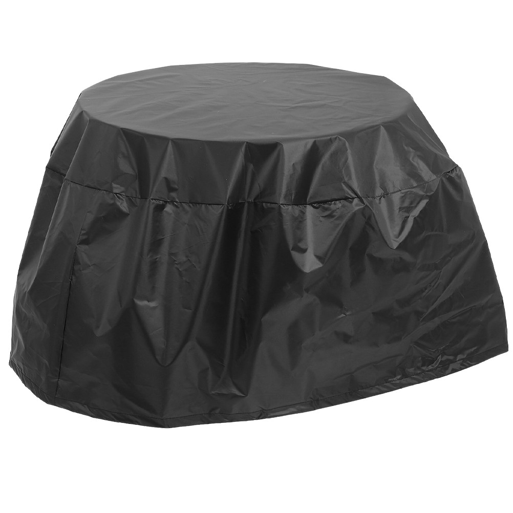 Camping Cooking Cover - 210D Wasserdichte BBQ-Grillabdeckung Robuster Runder Outdoor-Schutz