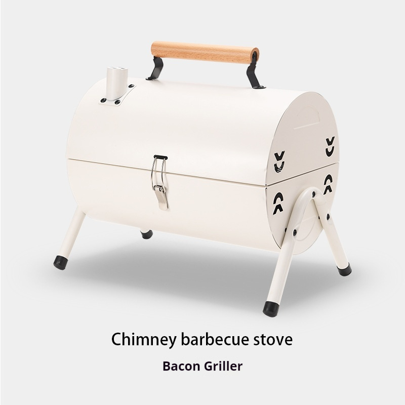 Camping Cooking Roll - Tragbarer BBQ-Grill, Holzkohlegrill, leicht zu transportieren,