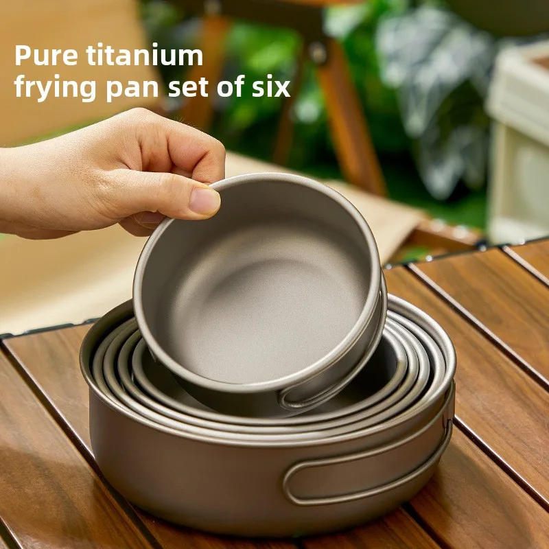 Camping Cooking Set With Bag - Titan Outdoor Topf Set Picknick Camping