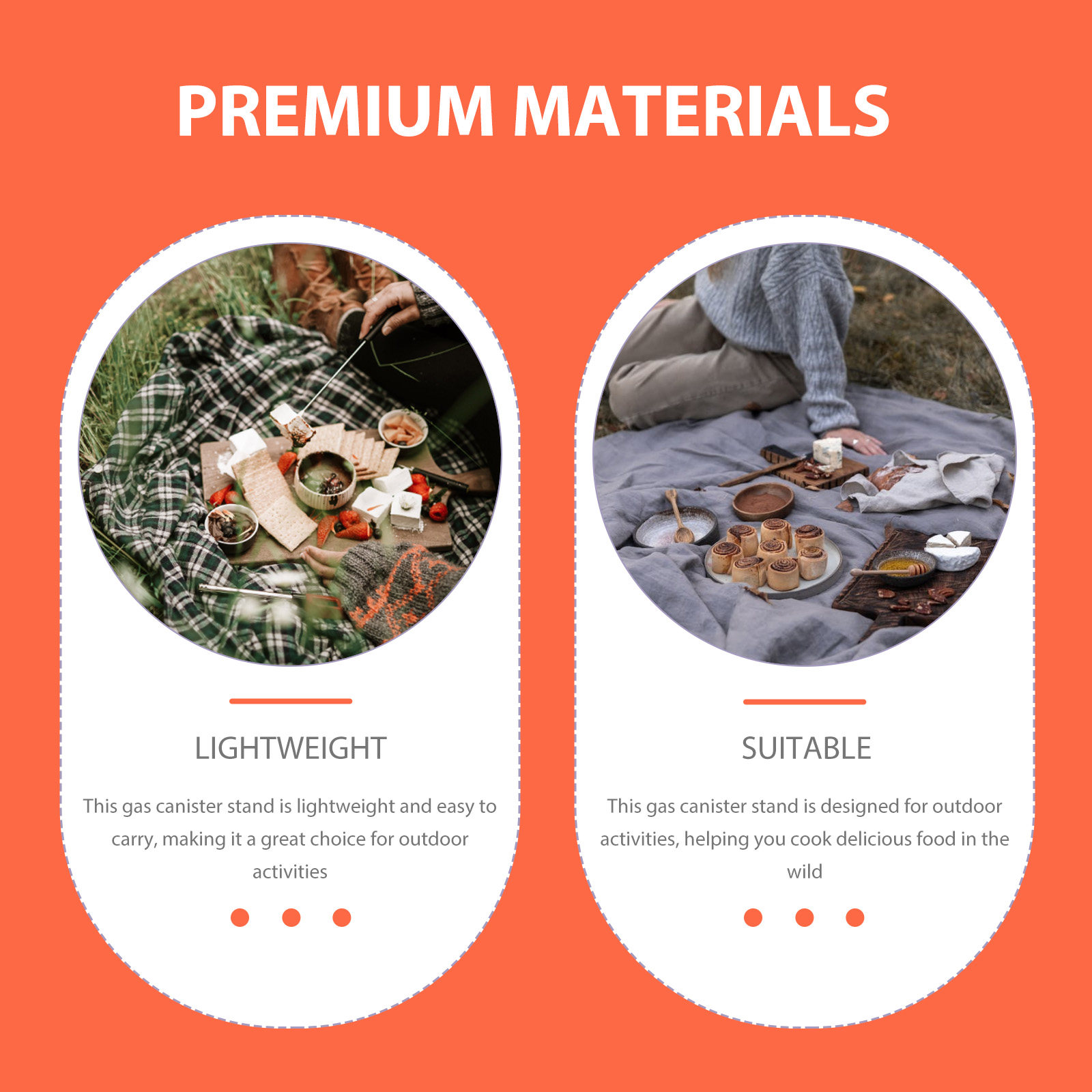 Camping Cooking Materials - Gastankhalter für den Außenbereich, Propan-Tankhalter aus