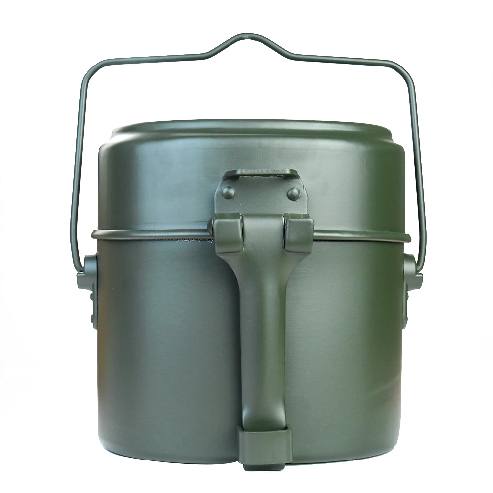 Camping Cooking Kitchen Set - Tragbares Legierungs-Topf- und Schüssel-Set, Leichtgewichtiges Langlebiges