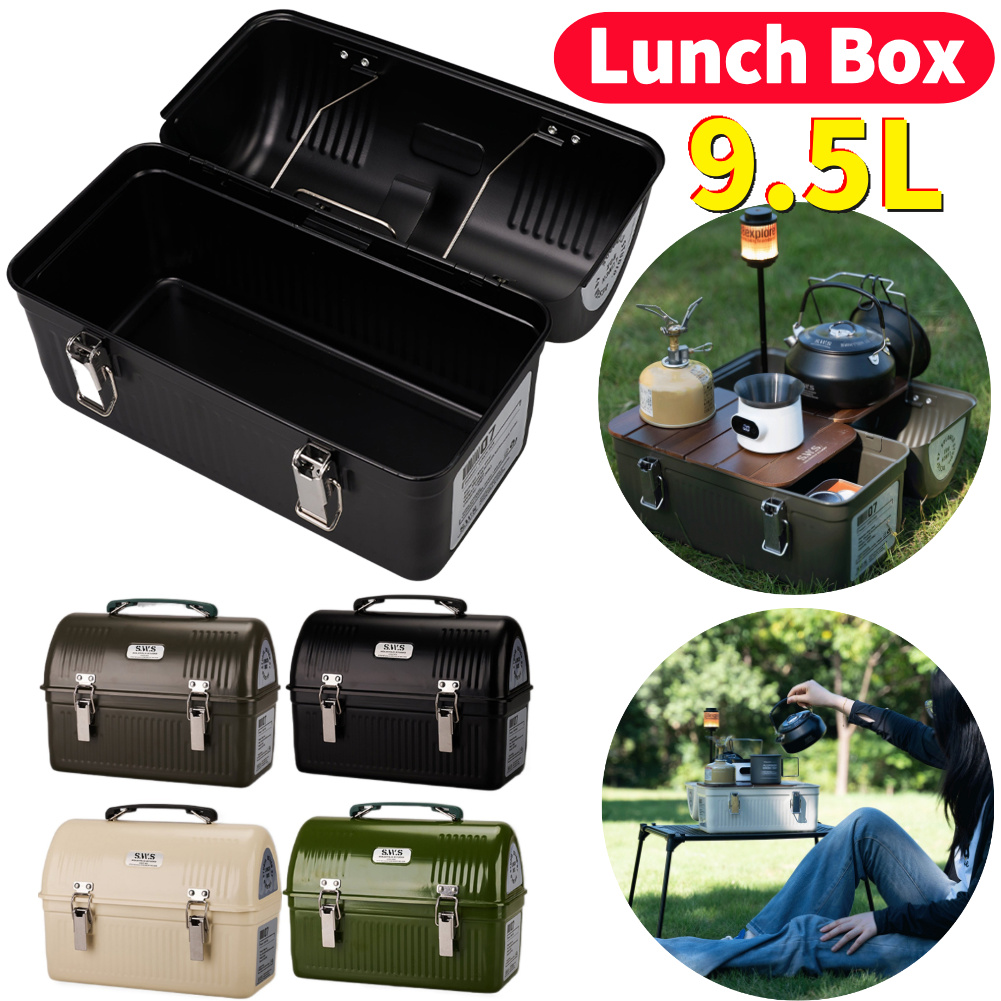 9,5 l Vintage Camping-Lunchbox – Camping Cooking Box Bewertung und Preis
