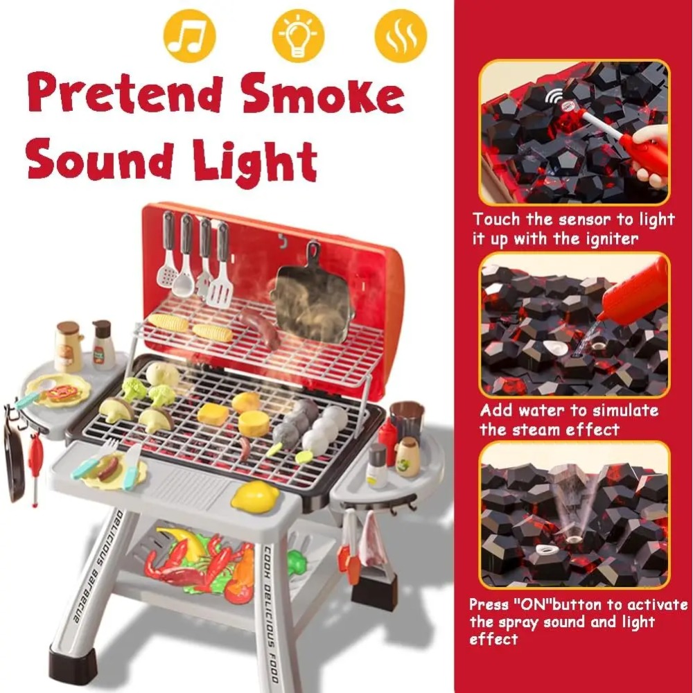 Barbecue-Grill-Spielzeug-Set f – Camping Cooking Kids Bewertung und Preis