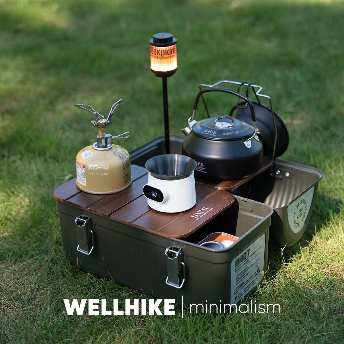 5-teilige faltbare Holzplatte  – Camping Cooking Box Bewertung und Preis