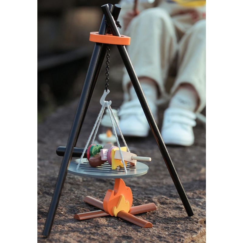 Holz Camping Pretend Play Set  – Camping Cooking Kids Bewertung und Preis