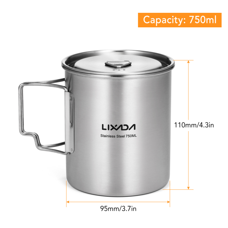 Lixada 750ml Tasse Outdoor Ede – Camping Cooking Set With Bag Bewertung und Preis
