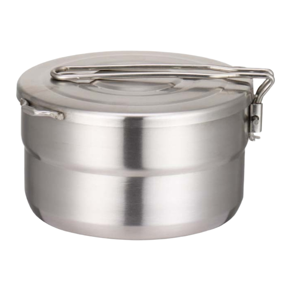Edelstahl-Outdoor-Topf mit Kla – Camping Cooking Materials Bewertung und Preis